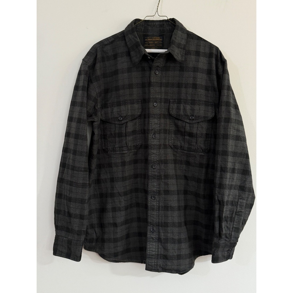 Filson Mens Alaskan Guide Plaid Cotton Flannel Button Down Shirt M 11012006